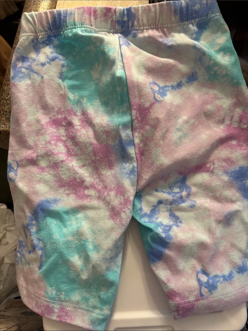 Cat & Jack Pastel Tie-Dye Shorts in Mint, Lavender, Sky Blue XS NWT
